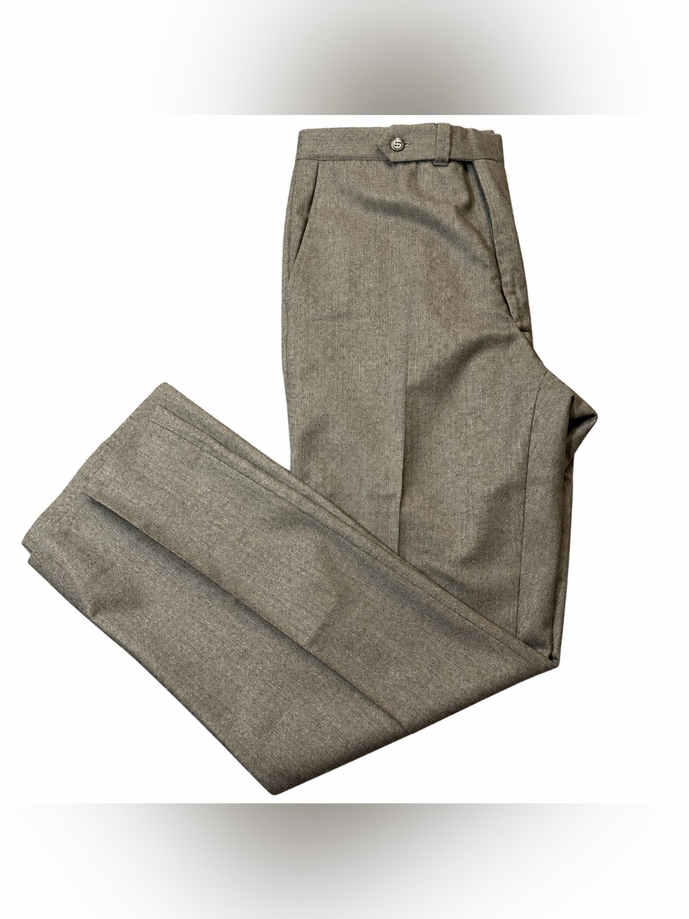 Sansabelt Jaymar Slack Men’s Gray 100% Wool Dress Pants Vintage USA 32x30
